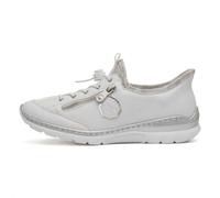 Rieker Antistress Donna Bianco Slip On Scarpa, bianco, 38 EU