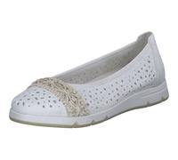 Rieker L3062, Ballerina Donna, Bianco, 43 EU