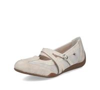 Rieker Ballerine classiche da donna 41250, con inserti sciolti, Beige 60, 38 EU Schmal