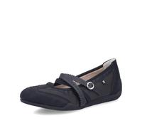 Rieker Ballerine classiche da donna 41250, con inserti sciolti, Nero 00., 43 EU Schmal