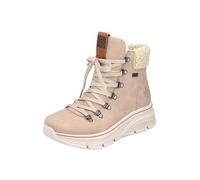 Rieker Boots da neve crema / camoscio, Taglia 39