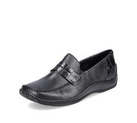 Rieker Caris Womens Shoes 36 EU Nero/Coccodrillo