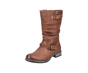 Rieker Cava di Lunghezza di Estella Womens Vitello Stivali
