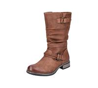 Rieker Stivali alti da donna 98860 Vitello Marrone (NUSS 22) Taglia 41 EU