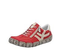 Rieker Ciabatte da Donna in Nero, Colore: Rosso, 36 EU