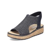 Rieker Ciabatte donna 62783, pantofole da donna, Nero 00., 43 EU Larga