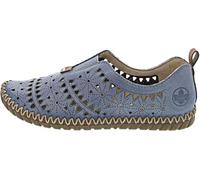 Rieker Ciabatte Donna M2852, Blu, 37 EU