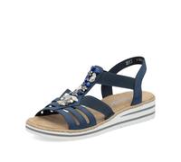 Rieker Ciabatte donna V0649, Blu 14., 42 EU Schmal