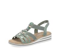 Rieker Ciabatte donna V0649, Verde 52., 37 EU Schmal