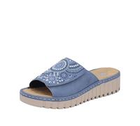 Rieker Ciabatte Donna V1395 Blu, 40 EU