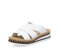 Rieker Ciabatte donna V7989, bianco 80., 42 EU Stretta