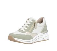 Rieker D0T01 - Sneaker Basse, da Donna, 37 EU, Colore: Bianco