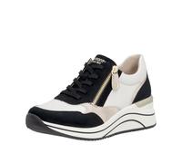 Rieker D0T01 - Sneaker Basse, da Donna, 42 EU, Colore: Nero