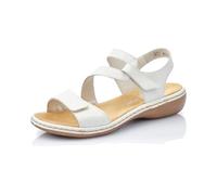 Rieker Damen 659C7 Sandalen, Sandali Donna, Weiß, 39 EU