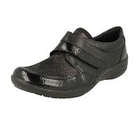 Rieker Damen Halbschuhe Schwarz, Mocassino Donna, Nero, 39 EU
