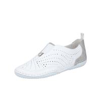 Rieker Damen Slipper Confortevole In Pelle Con Fori Profilo 43663
