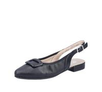 Rieker Donna 43150 Slingpumps, Nero, 36 EU