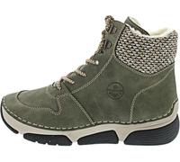 Rieker Donna 45955 Stivali stringati, verde, 36 EU, verde, 36 EU