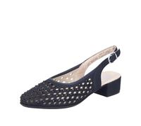 Rieker Donna 47074 Slingpumps, Blu, 38 EU