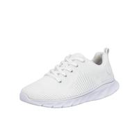 Rieker Donna 54022 Sneaker Low, Bianco, 40 EU