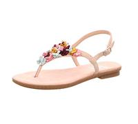 Rieker Donna 65104-31 - Infradito, rosso rosa antico 31, 38 EU