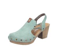 Rieker Donna 66775 Slingpumps, Verde, 41 EU