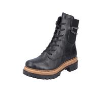 Rieker Donna 75633 Stivali stringati, Nero, 38 EU