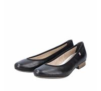 Rieker Donna Ballerina Ballerine Pumps Slipper Nero Pelle 51994