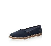 Rieker Donna Espadrillas M2278, Signora Scarpe Basse,Scarpa Bassa,Scarpe estive,Pantofole,Intrecciate,Marittimo,Blu (Blau / 14),41 EU / 7.5 UK