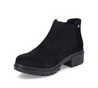 Rieker Donna Mocassini 76884, Signora Pantofole,Pantofola,Scarpe Casual,Ingresso Aperto,Nero (Schwarz / 00),43 EU / 9 UK