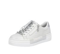 Rieker Donna N4960 Sneaker Low, Argento/Platino, 41 EU
