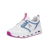 Rieker Donna N5258 Mocassino, Bianco, 43 EU