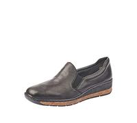 Rieker Donna Primavera/Estate 59766 Pantofole, Nero 00, 37 EU