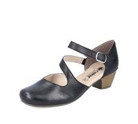 Rieker Donna Scarpe col Tacco 41780, Signora Scarpe con Tacco Slingback,Slingback,Cinturino alla Caviglia,Comodo,Nero (Schwarz / 00),37 EU / 4 UK