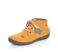 Rieker Donna Scarpe Stringate 52543, Signora Scarpe comode,Scarpa Bassa Comfort,Lacci,Comodo,Giallo (Gelb / 69),40 EU / 6.5 UK