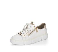 Rieker Donna Scarpe Stringate N5932, Signora Scarpe Sportive Allacciate,Sportivo,Scarpe Casual,Scarpa Bassa,Sneaker,Bianco (Weiss / 80),43 EU / 9 UK