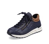 Rieker Donna Sneaker N1400, Signora Sneaker Basse,Soletta Removibile,Scarpa Bassa,Scarpe da Strada,Tempo Libero,Sportivo,Blu (Blau / 14),40 EU / 6.5 UK