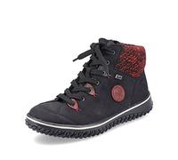 Rieker Donna Sneaker Z4219, Signora Sneaker Basse,Idrorepellente,riekerTEX,Scarpa da Strada,Scarpe Allacciate,Nero (Schwarz Kombi / 00),42 EU / 8 UK