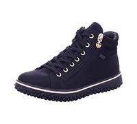 Rieker Donna Sneaker Z4263, Signora Sneaker Basse,Idrorepellente,riekerTEX,Scarpa Bassa,Scarpa da Strada,Allacciatura,Nero (Schwarz / 00),40 EU / 6.5 UK