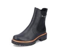 Rieker Donna Stivaletti 72690, Signora Stivaletti Chelsea,bottini,Stivaletti,Stivaletto Slip-on,Stivaletto,Boots,Alto,Nero (Schwarz / 00),39 EU / 6 UK