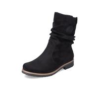 Rieker donna Stivaletti 73560, signora Bottini,boots,stivale,stivaletto,mezza scarpa,scarpetta,piatto,nero (schwarz / 00),43 EU / 9 UK