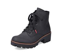 Rieker donna Stivaletti 79240, signora Stivaletti allacciati,stivali di transizione,boots,stivaletto,mezza scarpa,nero (schwarz / 00),41 EU / 7.5 UK