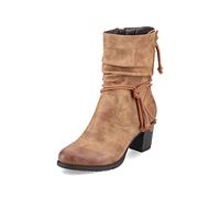 Rieker Donna Stivaletti 96073, Signora Bottini,Stivali,Stivali Corti,Stivaletti,Alti,Marrone (Braun / 22),40 EU / 6.5 UK