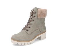Rieker Donna Stivaletti X5718, Signora Stivaletti Allacciati,Stivali con Lacci,Boots,Chukka Boots,Stivali Corti,Verde (Grün / 52),39 EU / 6 UK
