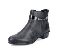 Rieker Donna Stivaletti Y0783, Signora Bottini,Boots,Stivale,Mezzo Stivale,Scarpa di Transizione,Scarpa Invernale,Foderato,Nero (Schwarz / 00),41 EU / 7.5 UK