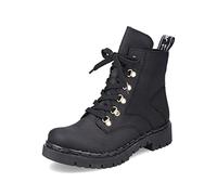 Rieker donna Stivaletti Y2422, signora Stivaletti allacciati,boots,stivaletto,mezza scarpa,stivaletto con lacci,nero (schwarz / 01),36 EU / 3.5 UK
