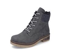 Rieker donna Stivaletti Y7424, signora Stivaletti allacciati,stivali con lacci,boots,chukka boots,stivali corti,grigio (grau / 45),39 EU / 6 UK