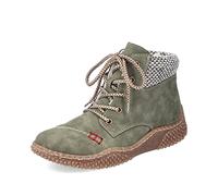 Rieker Donna Stivaletti Y8441, Signora Stivaletti Allacciati,Stivali con Lacci,Boots,Chukka Boots,Stivali Corti,Verde (Grün / 54),40 EU / 6.5 UK