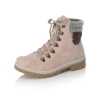 Rieker donna Stivaletti Y9430, signora Stivaletti allacciati,stivali di transizione,boots,stivaletto,mezza scarpa,rosa (rosa / 32),42 EU / 8 UK