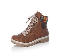 Rieker Donna Stivaletti Y9430, Signora Stivaletti Allacciati,Stivali di Transizione,Boots,Stivaletto,Mezza Scarpa,Marrone (Braun / 22),37 EU / 4 UK